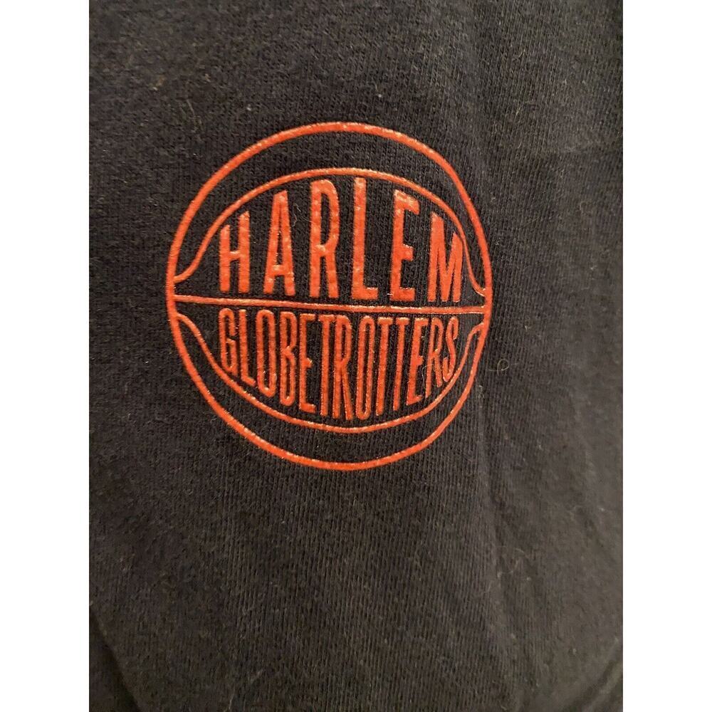 Harlem Globetrotters vintage long sleeve shirt Platinum FUBU Large Navy RARE - Picture 2 of 5